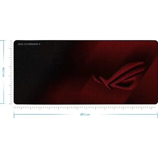 Килимок для миші Asus ROG Scabbard II Black (90MP0210-BPUA00) [127032] - фото 4