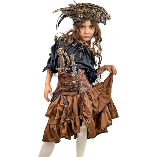 Костюм Пиратка Steampunk детский - фото 3