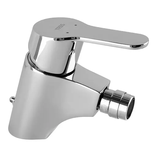 Змішувач для біде TRES BM-TRES 139120 DA одноважільний хромований з донним клапаном для комфортного використання