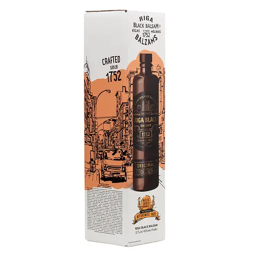 Уценка. Бальзам Riga Black Balsam 45% 0.7 л в подарочной упаковке - фото 4
