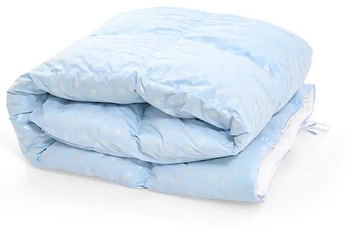 Одеяло пуховое MirSon Karmen №1855 Bio-Blue, 90% пух, двуспальное, 205x172, голубое (2200003014266) - фото 5