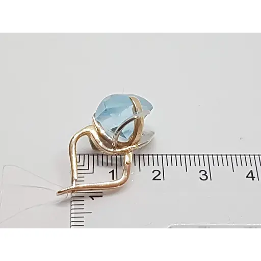 Золоті сережки Qvaliz з топазом. 2В600201536/09 - фото 6