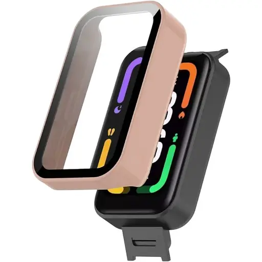 Чехол-накладка DK Пластик Gloss Glass Full Cover для Xiaomi Redmi Smart Band Pro (pink)