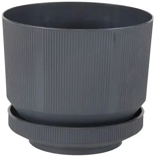 Вазон LUX №1 1.7l 155х130mm антрацит