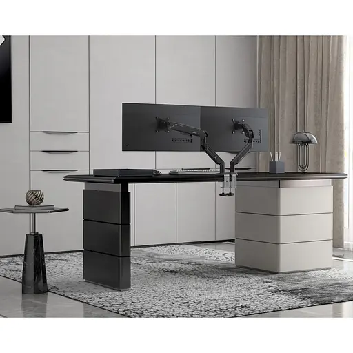 Настільне кріплення для моніторів Anda Seat Stealth Pro II Duo 17-42` Full Black (AD-W-A9-2S-BB) [148294] - фото 10