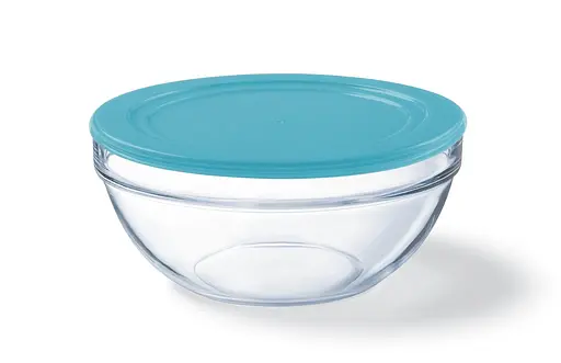 Контейнер салатник Luminarc Stackable Caps стекло 1.1 л 17 см прозрачный (X0949) - фото 1