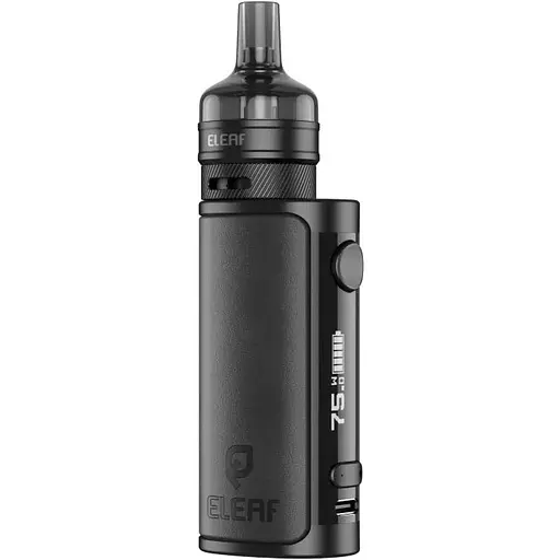 Набор электронная сигарета Eleaf iStick i75 75W 3000mAh with Ep Pod Tank 2ml Kit Black (15779)