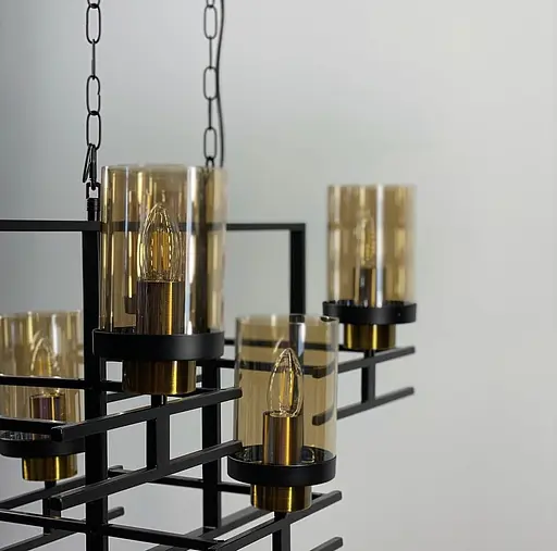 Люстра CHARM в стилі Лофт Line.F Кількість ламп 3 - фото 5