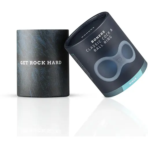 Эрекционное кольцо BOners Classic Cock & Ball Ring - Grey - фото 2