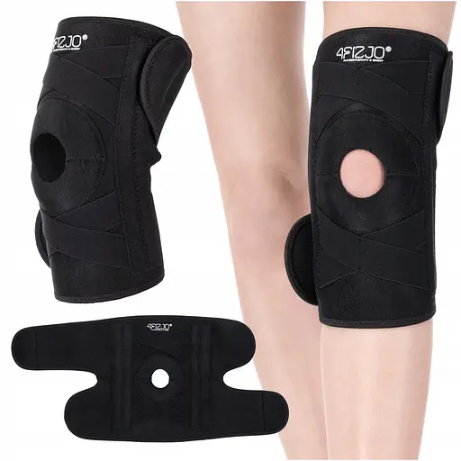 Фіксатор (бандаж) для коліна 4FIZJO універсальний, подовжений 1 шт 4FJ0634 (P-5905973400497) - фото 1