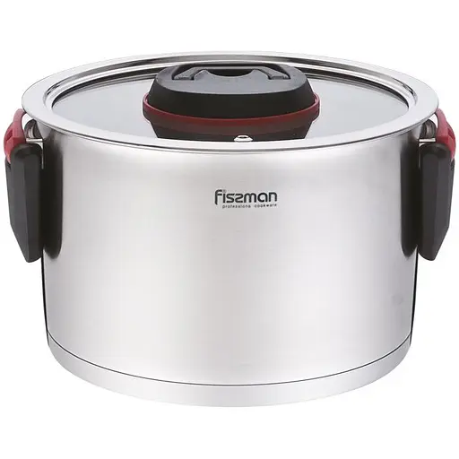 Кастрюля Fissman Pauline со стеклянной крышкой 2.5 л (5228) - фото 3