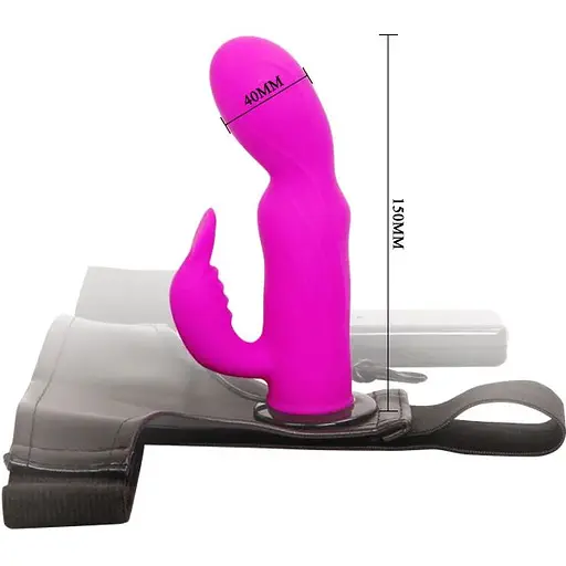 Страпон женский Lybaile Ultra Harness BW-022042, Фиолетовый - фото 2