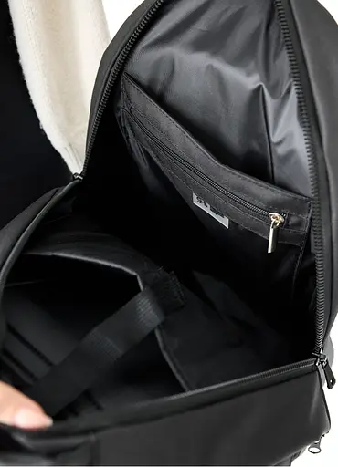 Жіночий рюкзак Sambag Zard LZN чорний тканевий 43 х 27 х 13 см (25000065) - фото 8