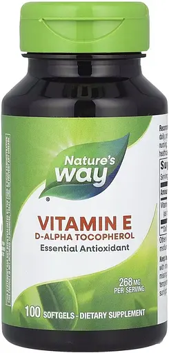 Витамины и минералы Nature's Way Vitamin E, 100 капсул