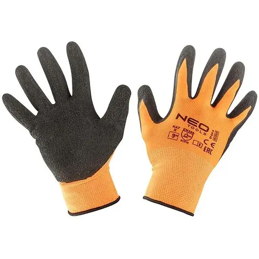 Рукавички захисні Neo Tools поліестер з латексним покриттям розмір 8 97-641-8 - фото 1