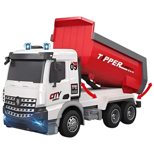 Будтехніка YJ-116-1 на радіокеруванні, 1:14, акумулятор, світло, рухомі деталі, гумові колеса