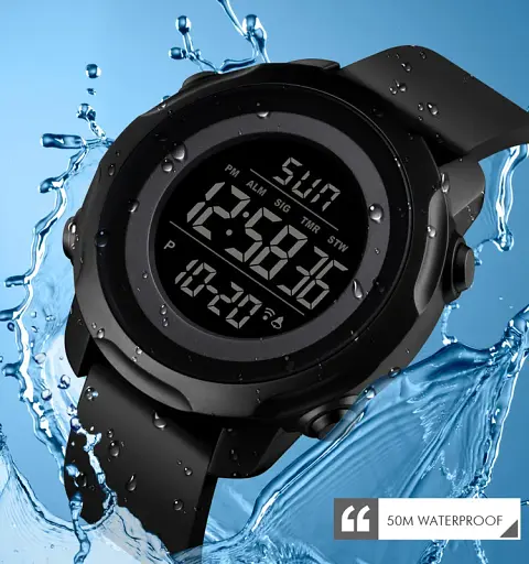 Наручний годинник Skmei 1540 Black Black, 1540BKBK (18466) - фото 4