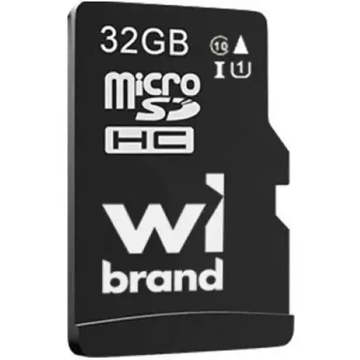 Карта памяти Wibrand microSDHC, 32Gb, Class10 UHS-I U1, без адаптера (WICDHU1/32GB) - фото 1