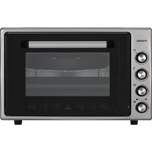 Печь электрическая Ardesto 70 л, 2000 Вт, механич., двойное стекло, серый - фото 3