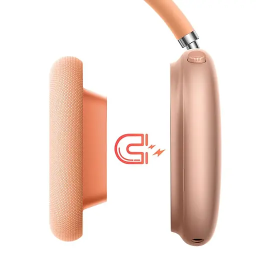 Бездротові накладні навушники Hoco W65, BT5.4, AUX, 400mAh, 45h, orange - фото 3