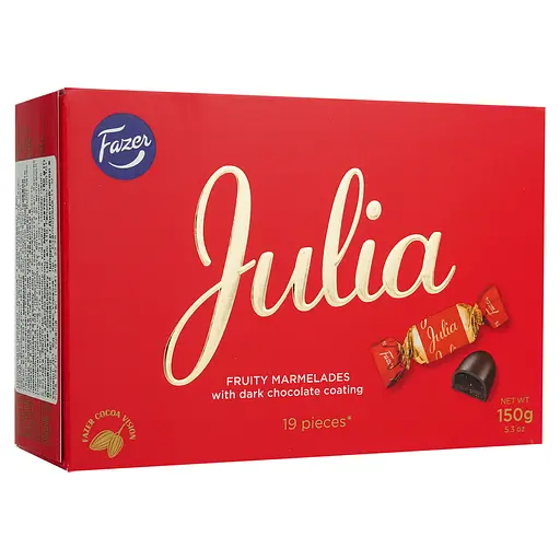 Шоколадні цукерки Fazer Джулія з мармеладом 150 г - фото 3