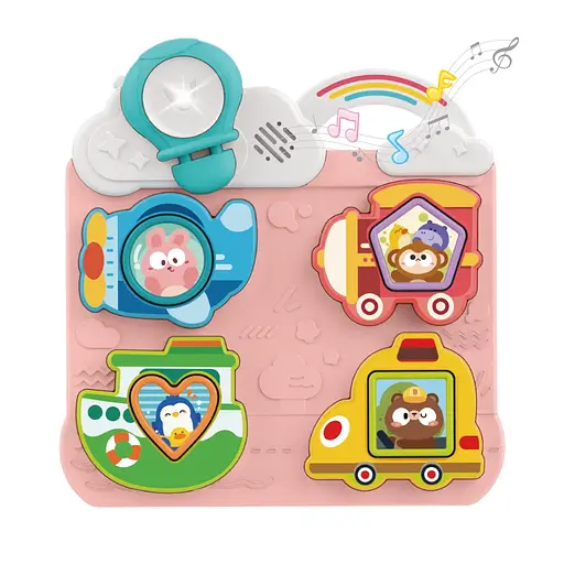 Бізіборд WToys Цікаві подорожі українська озвучка, 15 пісень, 8 казок, сортер - фото 3