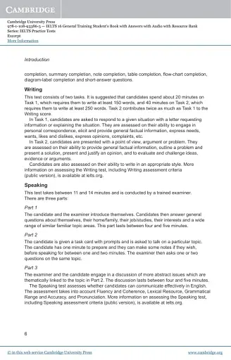 Cambridge Practice Tests IELTS 16 General with Answers, Downloadable Audio and Resource Bank - фото 5