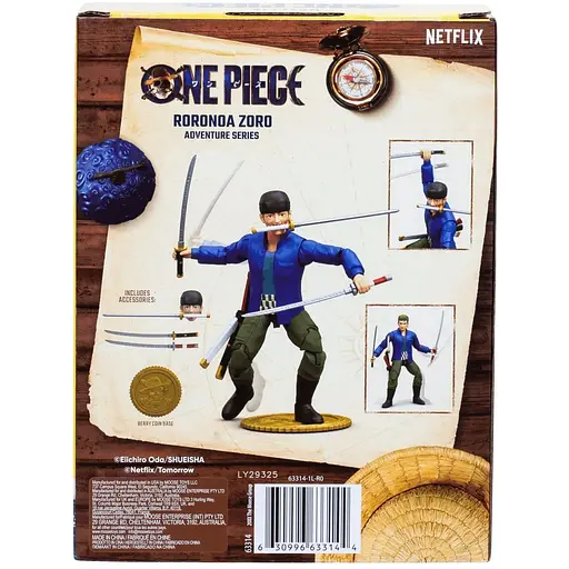 Колекційна фігурка Moose One Piece Zoro з артикуляцією (63314) - фото 13