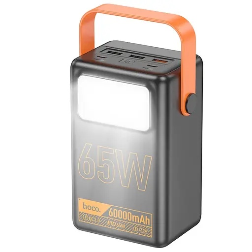 Портативний ЗП Power Bank Hoco J110A Powerful PD65W 60000 mAh Black