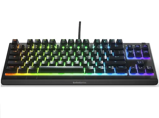 Клавіатура SteelSeries Apex 3 TKL RGB USB Black (64831) - фото 5