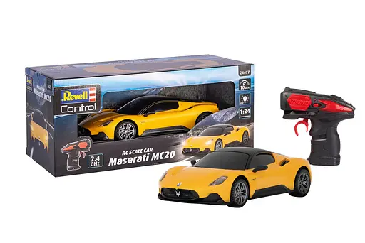 Машинка Revell Car Maserati на управлінні 1/24 RC Scale MC20 жовтий 24677