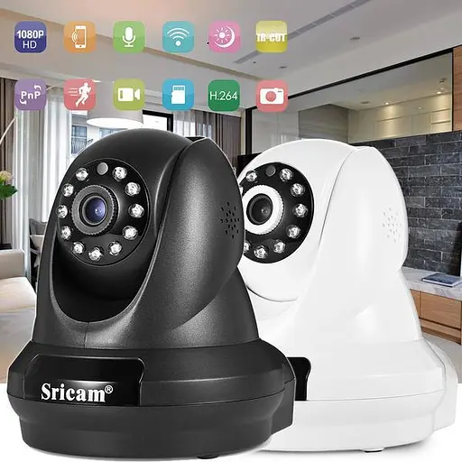 Внутренняя IP-камера Sricam sp018 Full-HD 1080P Wi-Fi - фото 9
