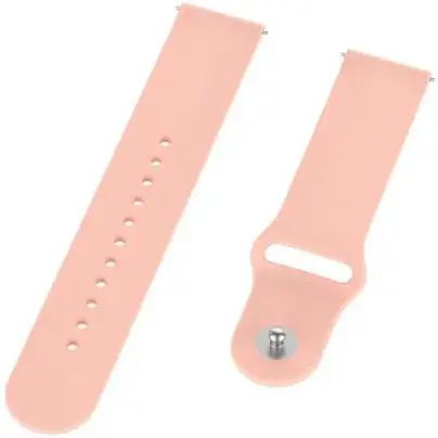 Ремешок DK CDK для Garmin Forerunner 255 / 255 Music 22mm Silicone Sport Band (011909) (pink) - фото 4