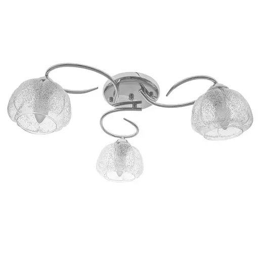 Люстра потолочная Brille в спальню E27 60W CH (LK-591C/3)