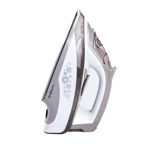 Праска з парою LumaBella B-6008 з керамічною підошвою захист від накипу 2700 Вт Сірий - фото 1