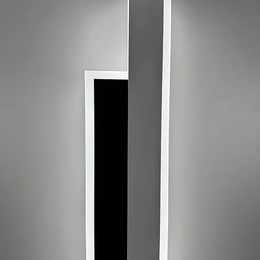 Праве бра у чорно-білому корпусі 60 см Line F Арт. WJ012/2 BK|WT RIGHT - фото 4