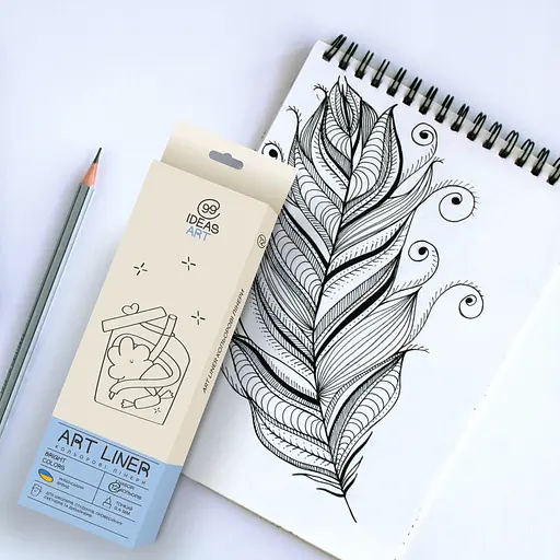 Набір кольорових лінерів, 12 кольорів, 12 set Bright colors, IDEA10-AL12BRGHT, 99IDEAS - фото 3