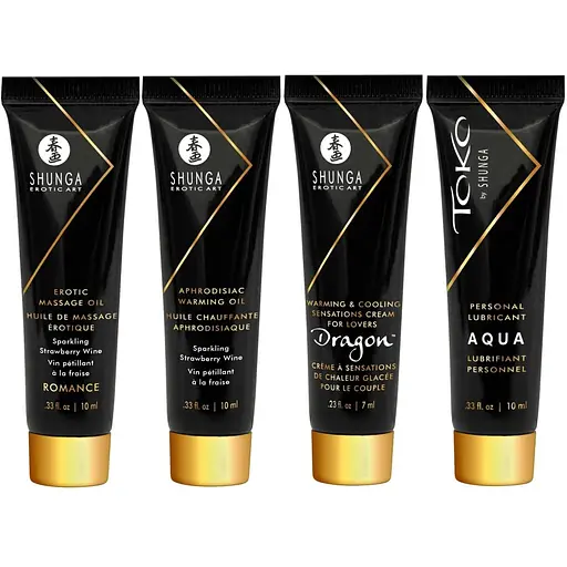 Набір інтимної косметики Shunga Geisha Secrets полуниця з шампанським - фото 2