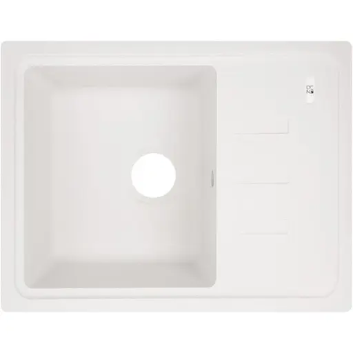 Кухонная мойка Lidz 620x435/200 WHI-01 (LIDZWHI01620435200) - фото 1