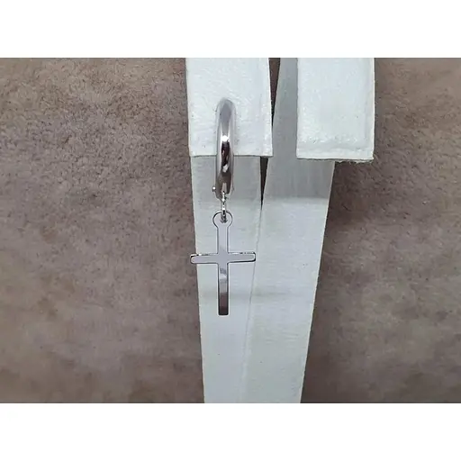 Золота моносережка Tango Хрестик. 470056ШБ - фото 3