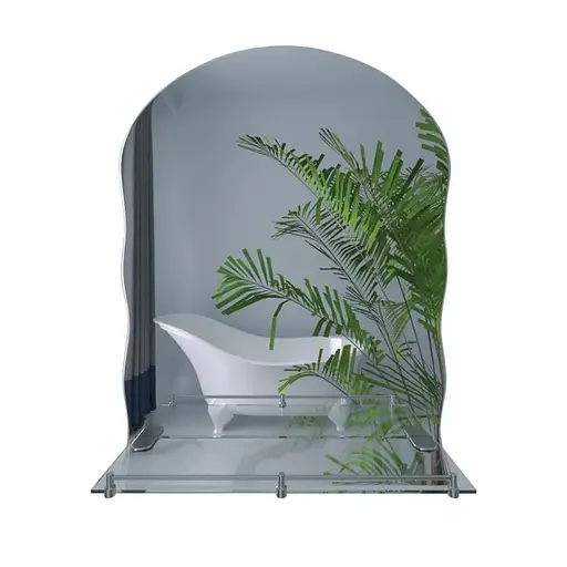 Дзеркало настінне Zerix Mirra MRZ02-450x600x105 прямокутне з дугоподібним верхом ZX5619 - фото 1