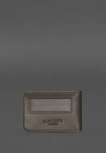 Кожаная обложка для удостоверения БЭБ (Бюро экономической безопасности Украины) Темно-бежевая - фото 5