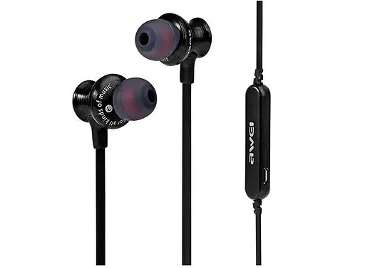 Бездротові навушники Awei Bluetooth A980BL, BT4.2, 55mAh, 4h, black - фото 3