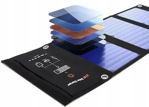 Зарядка на солнечной батарее 21Вт Solar Солнечная панель - фото 6