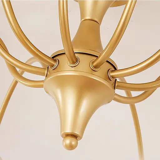 Светодиодная люстра Соната 5015 (Золотая) на 6 плафонов - фото 4