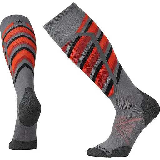 Шкарпетки Smartwool Men's PhD Ski Medium Pattern SW 15036 Graphite M Smart Wool (1033-SW 15036.018-M)