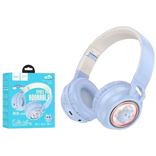 Bluetooth-гарнитура Stereo Hoco W50 голубой