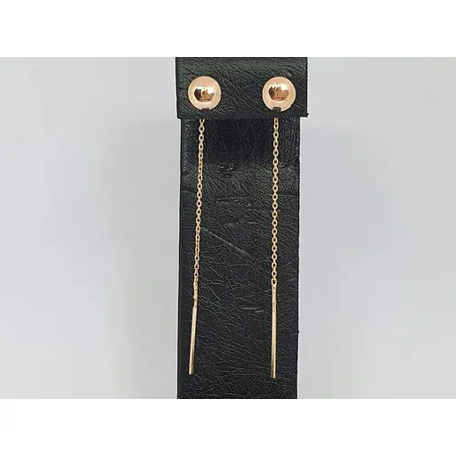 Золоті сережки-протяжки Tango. 580043 - фото 3