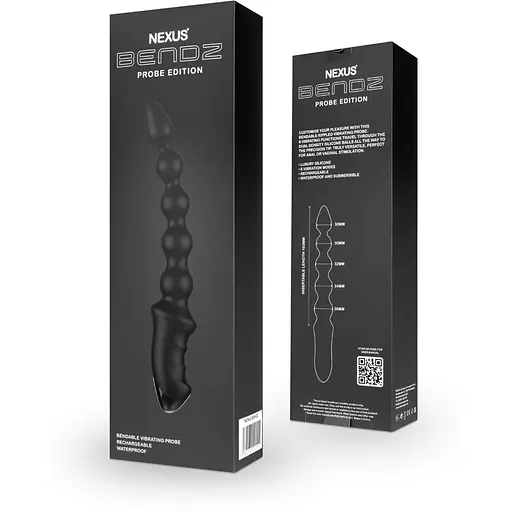 Анальный вибратор-ожерелье Nexus BENDZ Bendable Vibrator Probe Edition - фото 5