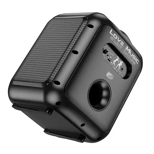 Колонка Hoco HA1 Graceful outdoor Power 30Wx1=30W с проводным микрофоном - фото 6